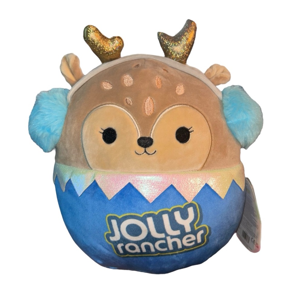 8-inch Holiday Dawn (Jolly Rancher) the Fawn Squishmallows - Picture 2 of 4
